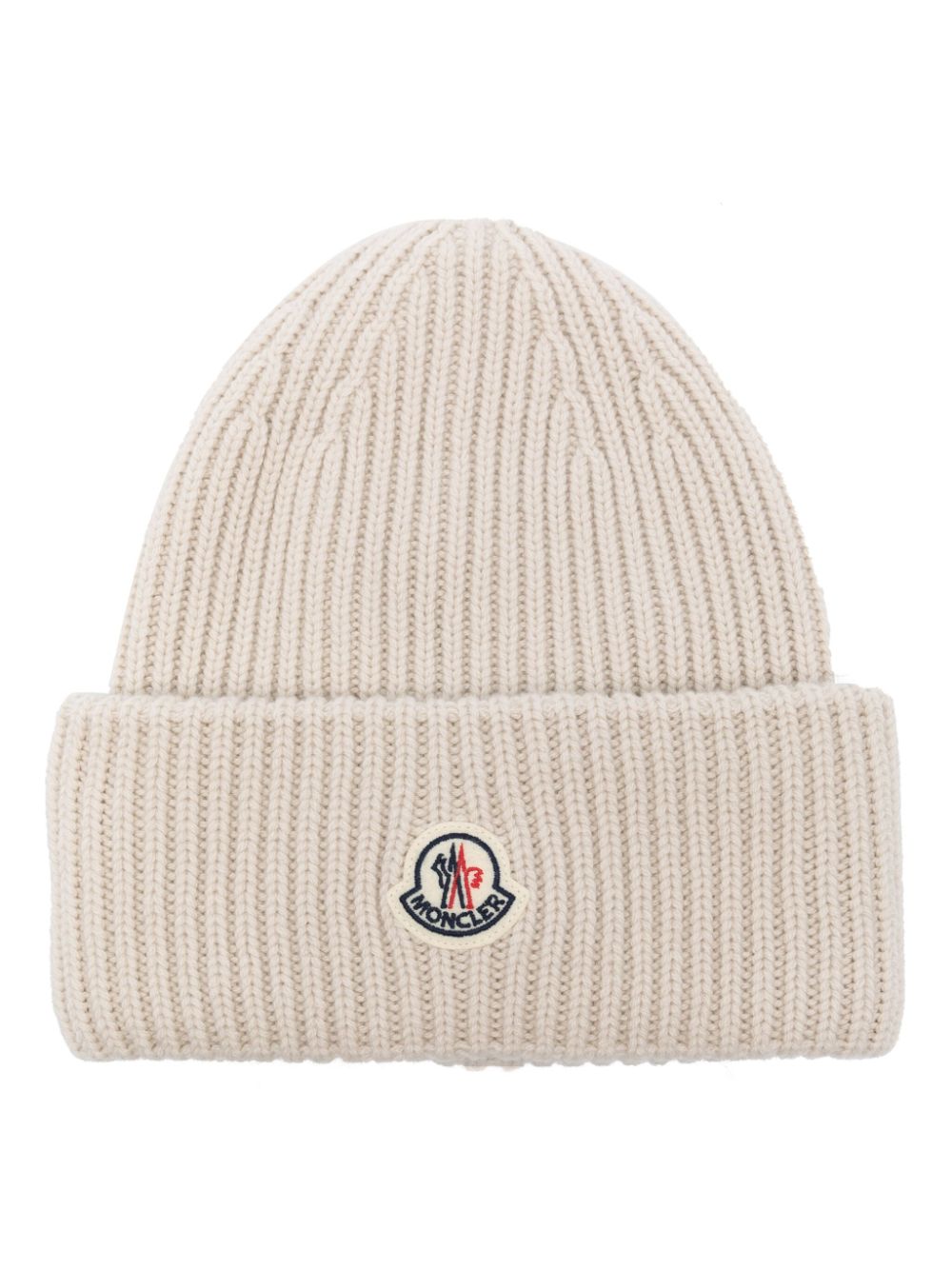 GORRO LANA BEIGE PARCHE LOGO