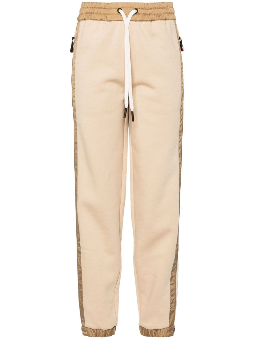 PANTALON JOGGING CAMEL BANDA BEIGE