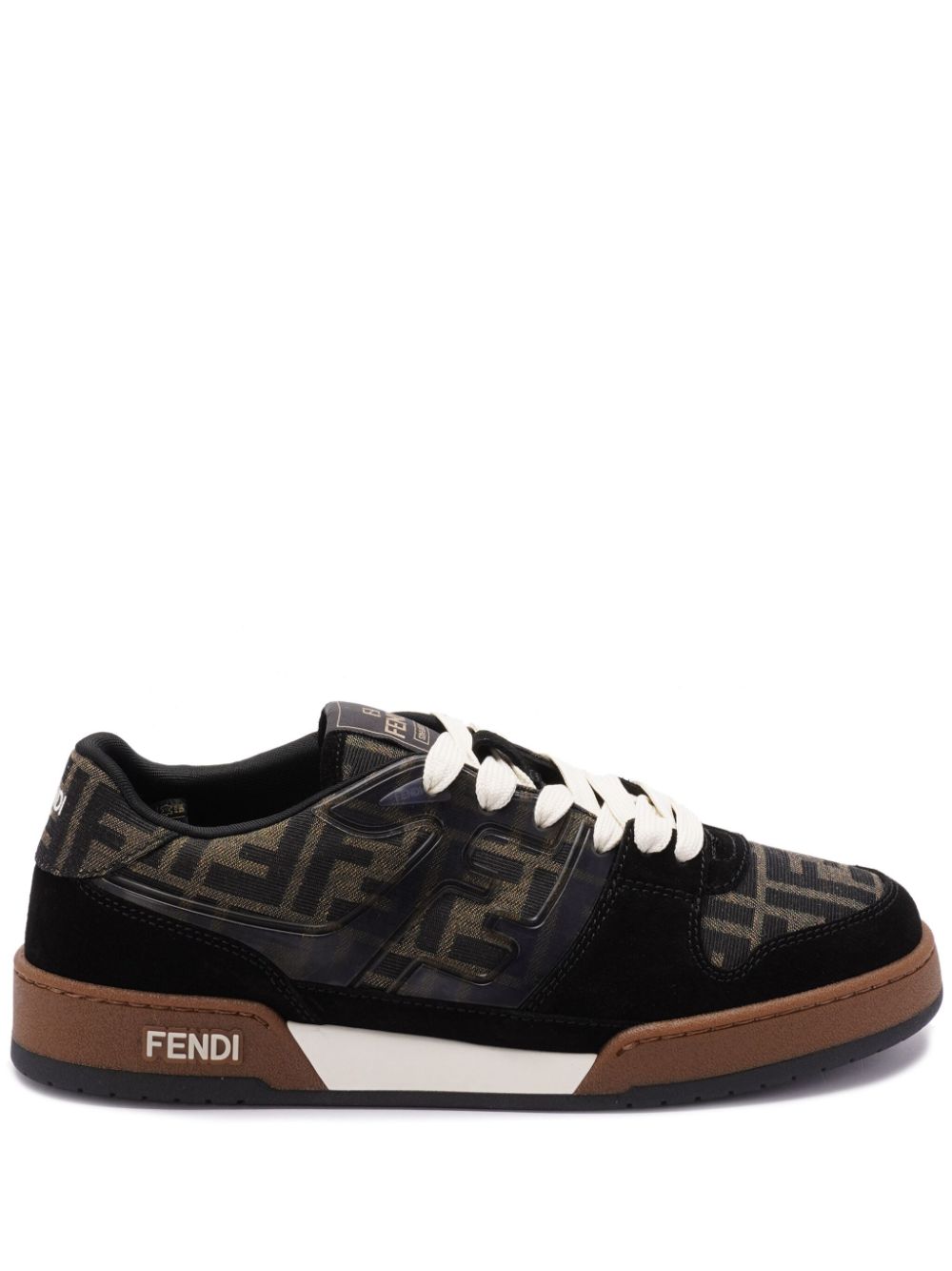 SNEAKER MATCH CROS NEGRO CAMEL MONOGRAMA