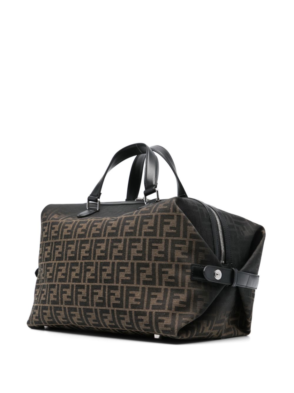 TOTE SIESTA M NEGRO CAMEL MONOGRAMA