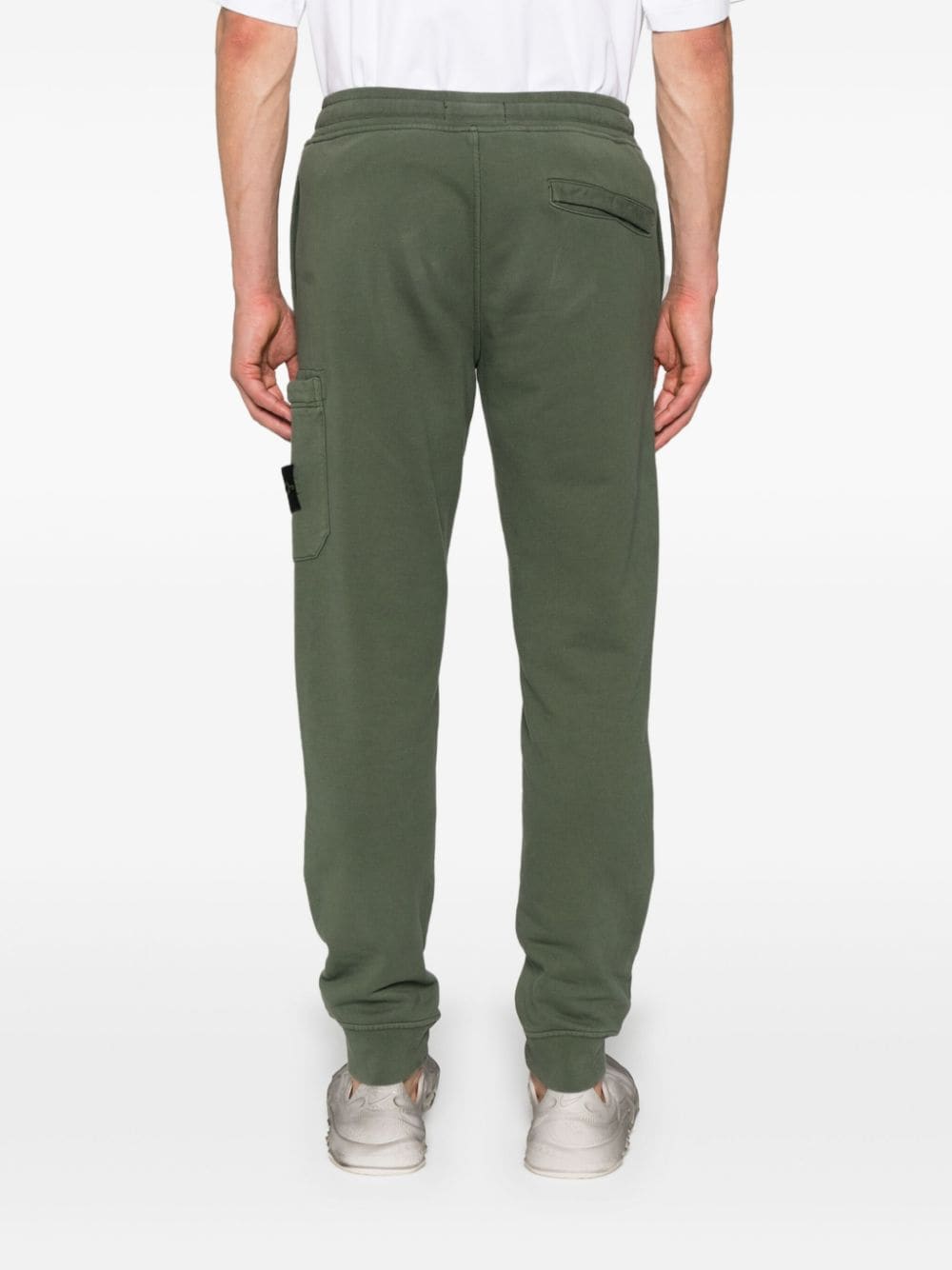 PANTALON JOGGING VERDE BOLSILLO LATERAL