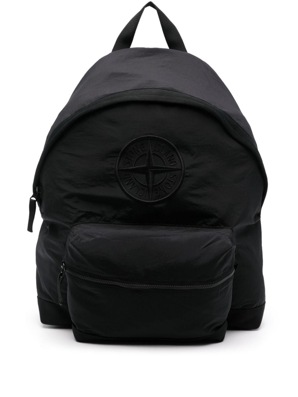 MOCHILA NEGRA NYLON LOGO BORDADO