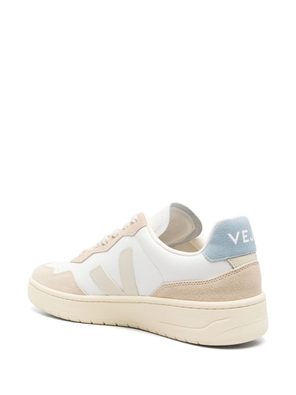 SNEAKER V90 BLANCO BEIGE TALON CELESTE