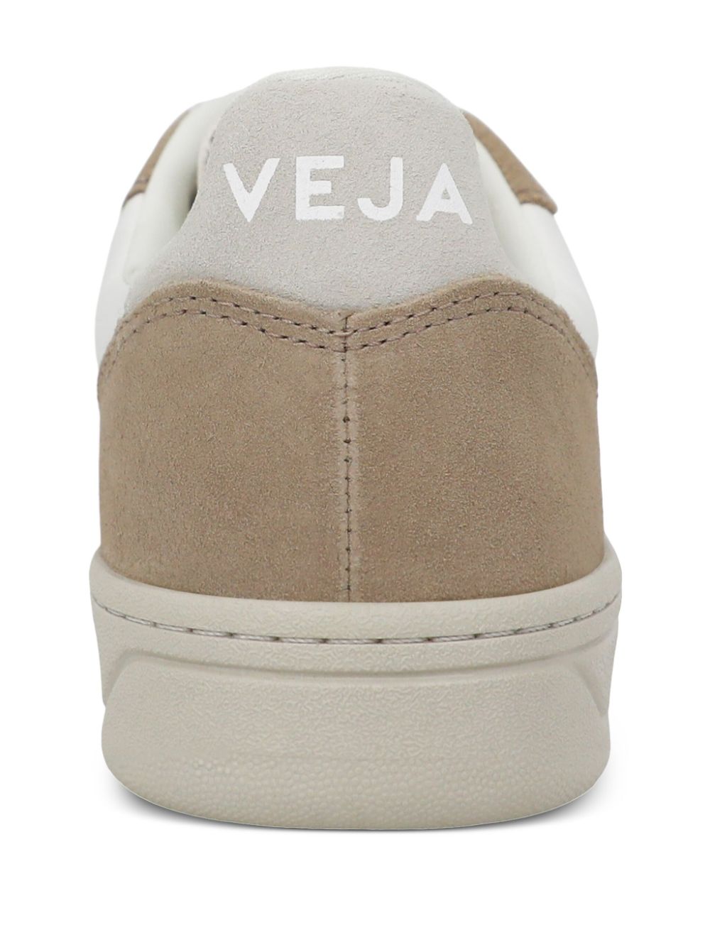 SNEAKER V10 PIEL BLANCA TAUPE V GRIS