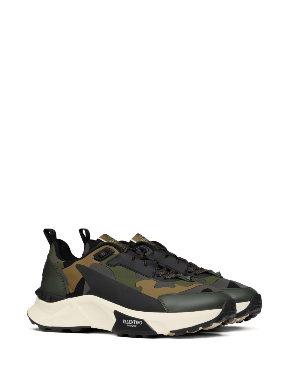 SNEAKER CAMUFLAJE VERDE MILITAR NEGRO