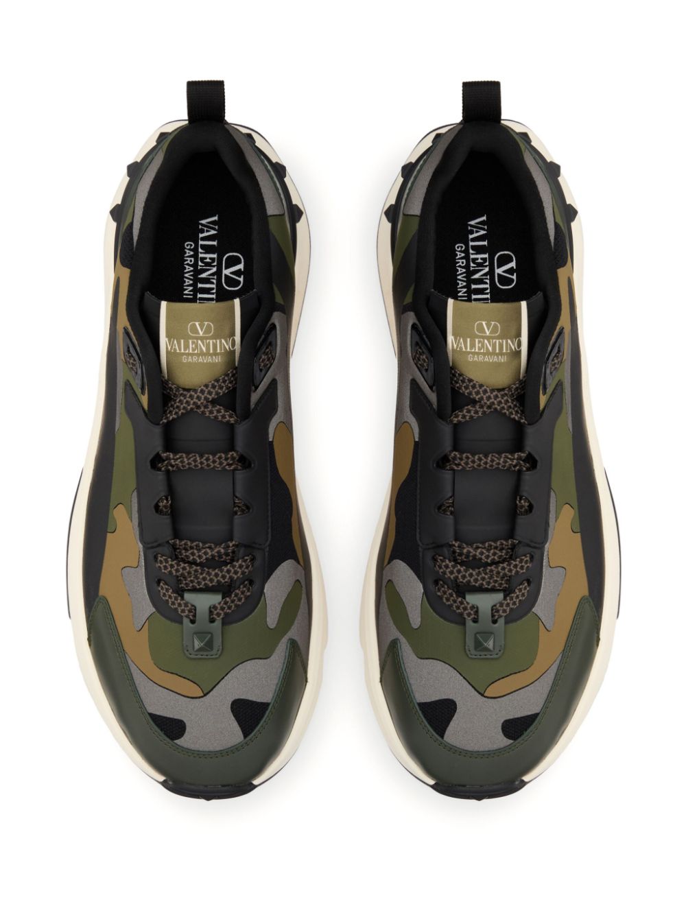 SNEAKER CAMUFLAJE VERDE MILITAR NEGRO