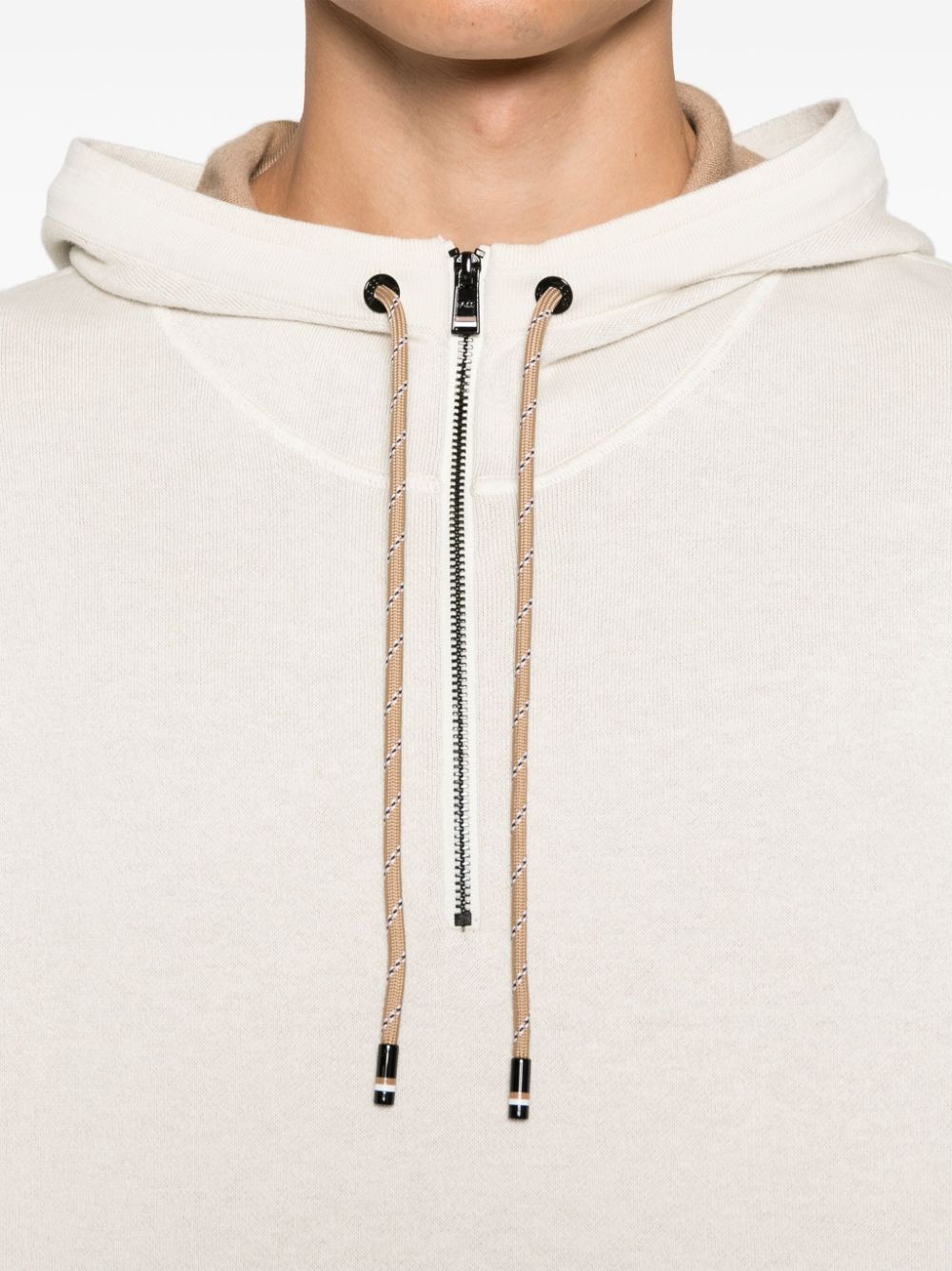 HOODIE ETRELLO NATURAL ZIP