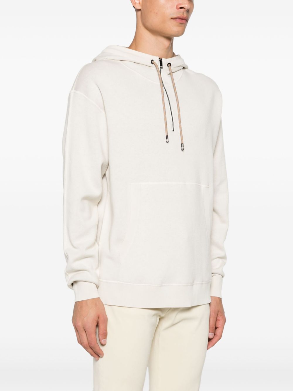 HOODIE ETRELLO NATURAL ZIP