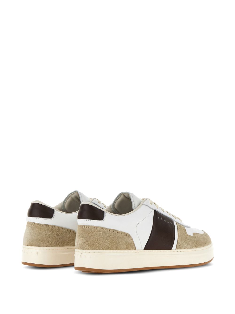 SNEAKER H668 8P6X BLANCO DETALLE MARRON