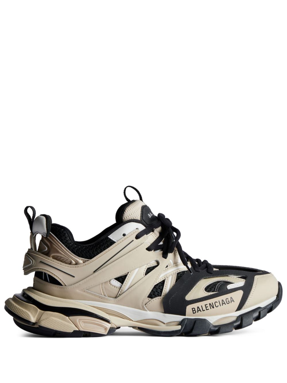 SNEAKER TRACK BEIGE NEGRO