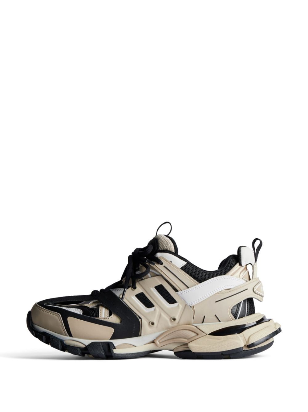 SNEAKER TRACK BEIGE NEGRO