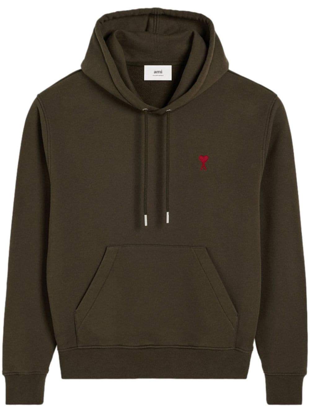 HOODIE VEDE MILITAR LOGO ROJO