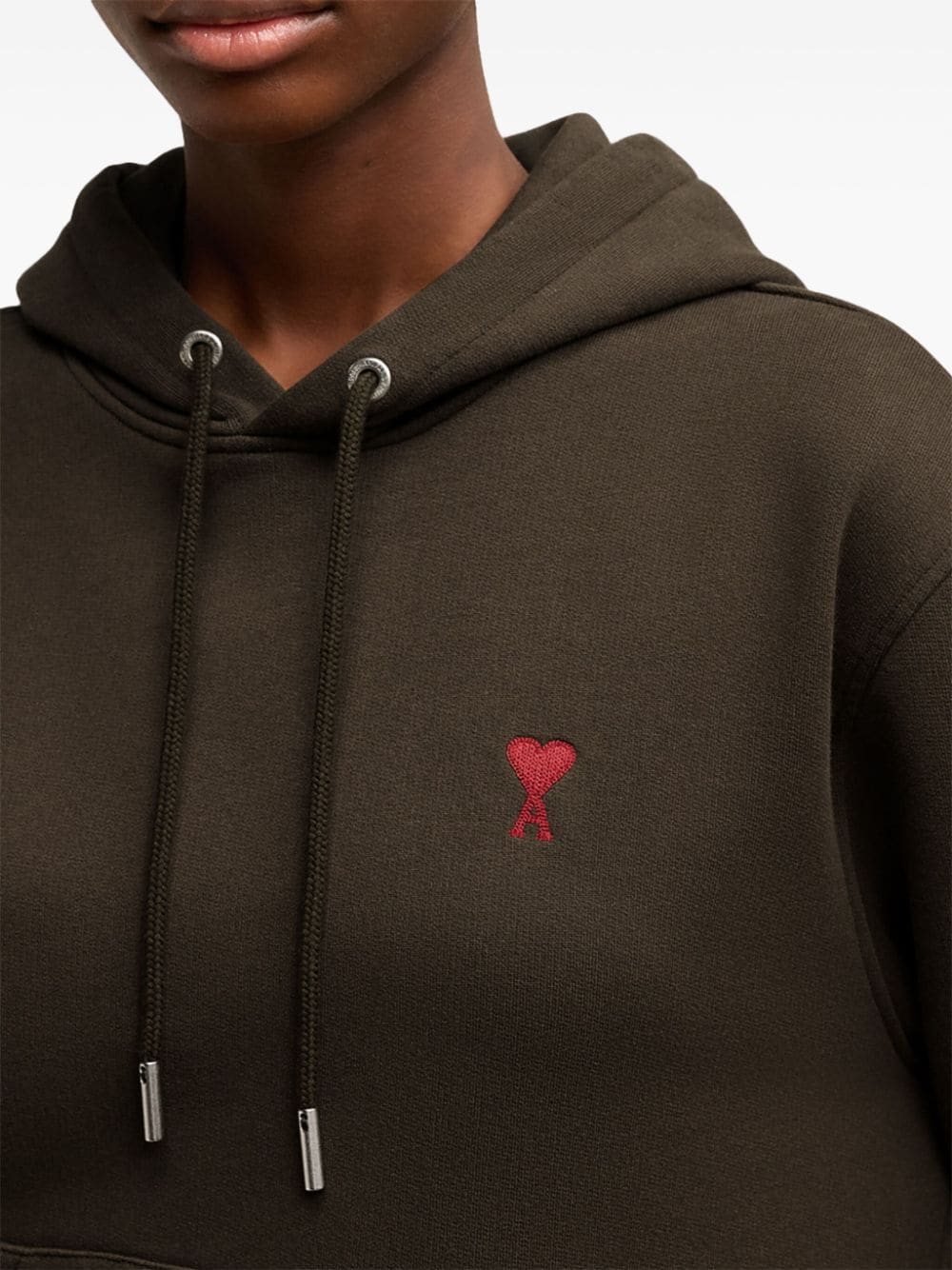 HOODIE VEDE MILITAR LOGO ROJO