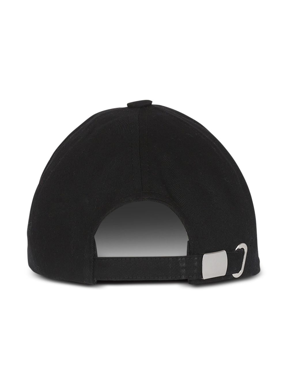 GORRA NEGRA LOGO BLANCO BORDADO