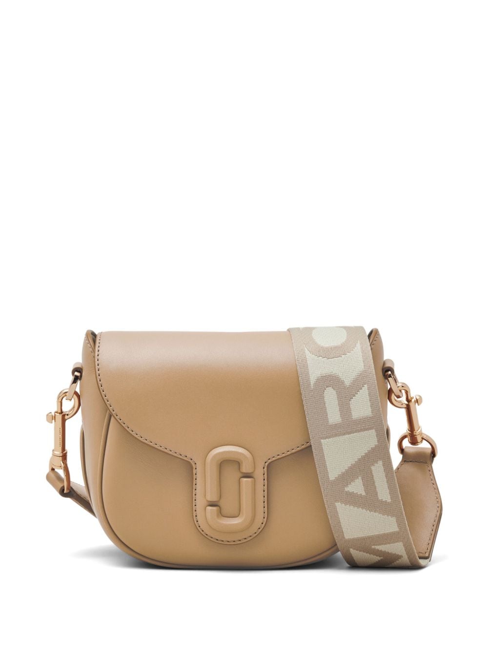 BOLSO PIEL THE SADDLE CAMEL MEDIA LUNA