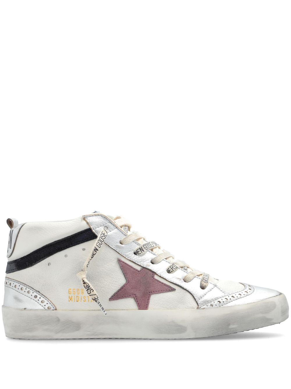 SNEAKER MID STAR BLANCA ESTRELLA MORADA