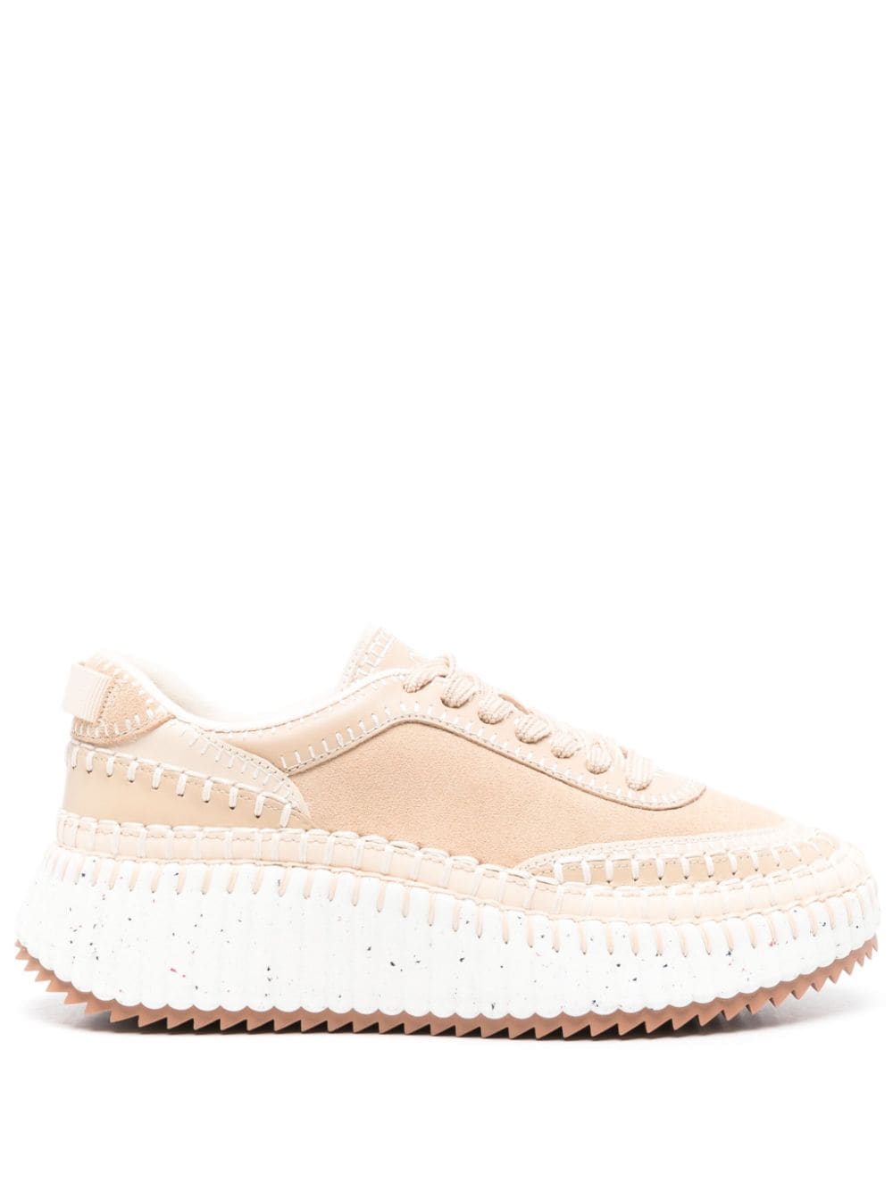 SNEAKER NAMA BEIGE SUELA BLANCA