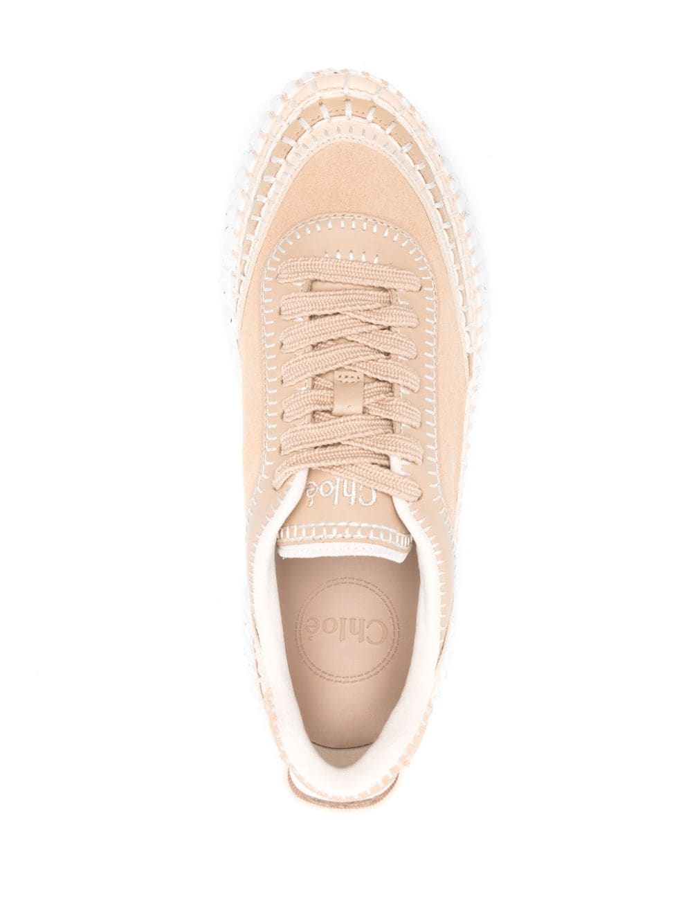 SNEAKER NAMA BEIGE SUELA BLANCA