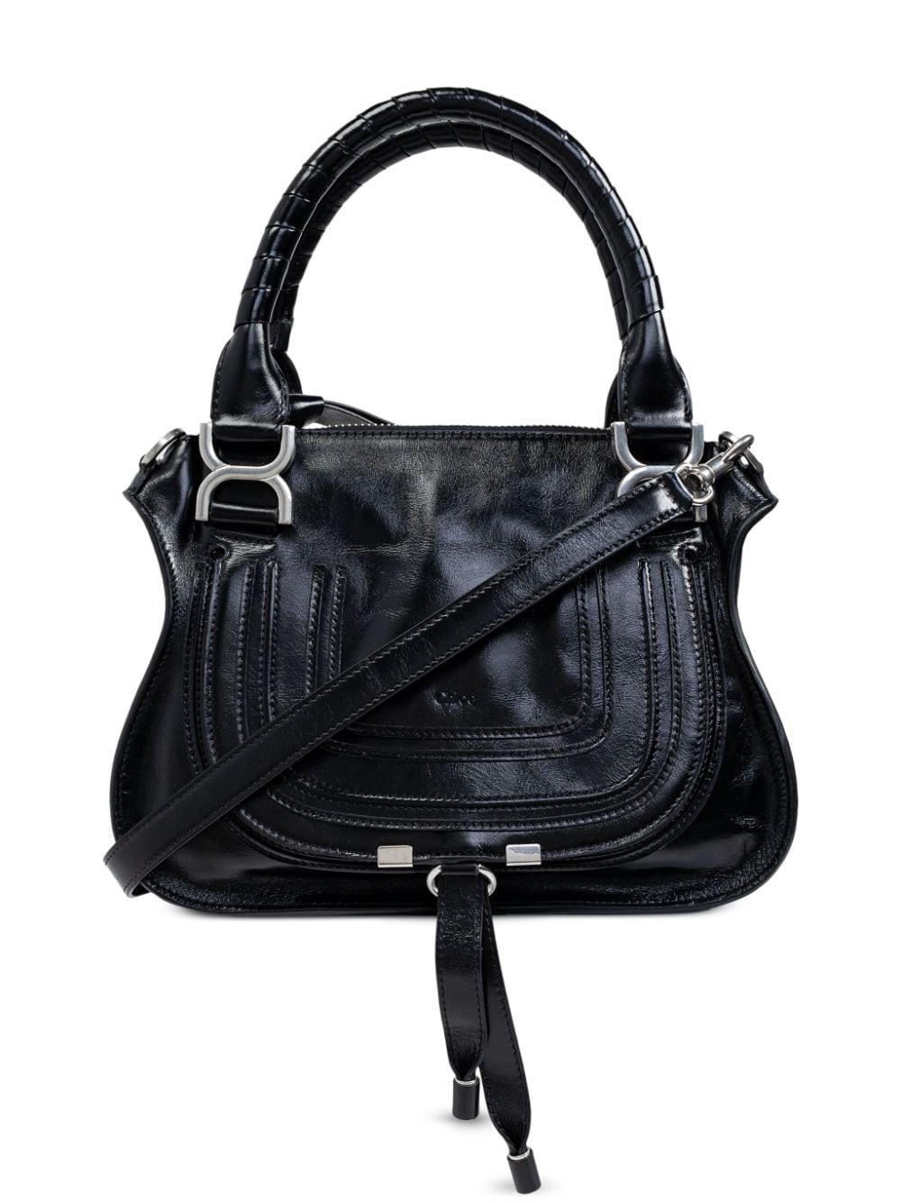 CROSSBODY NEGRO LOGO ZIP METÁLICO