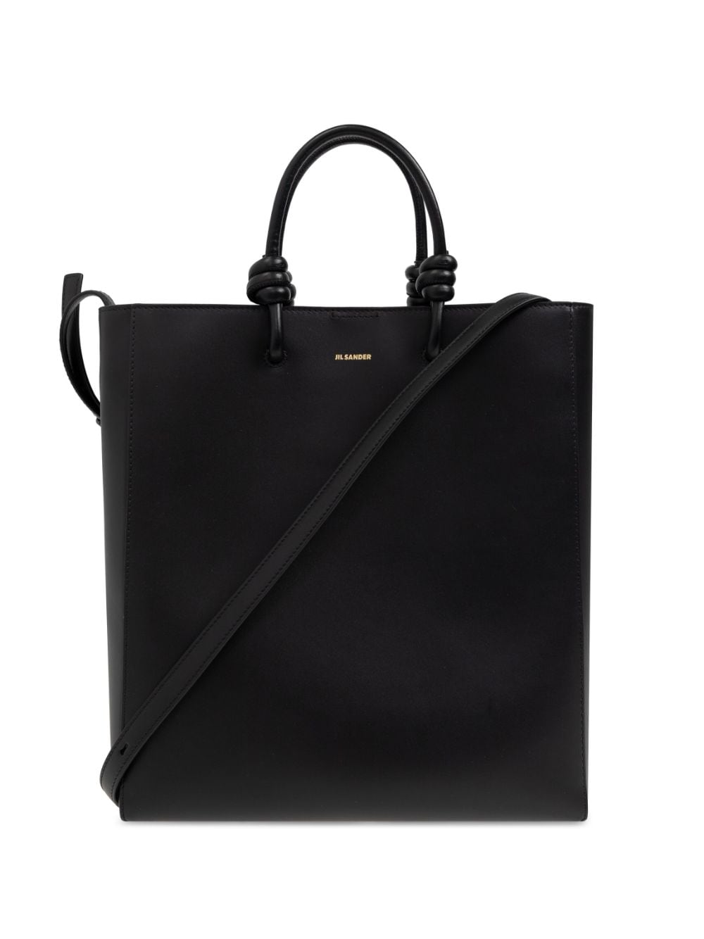 TOTE GIRO MD NEGRO LOGO DORADO