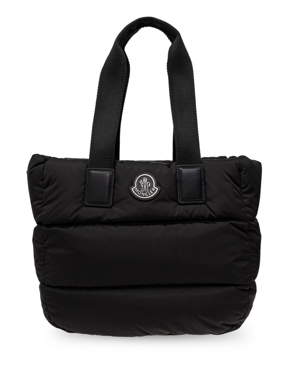 TOTE CARADOC NEGRO LOGO PLATEADO