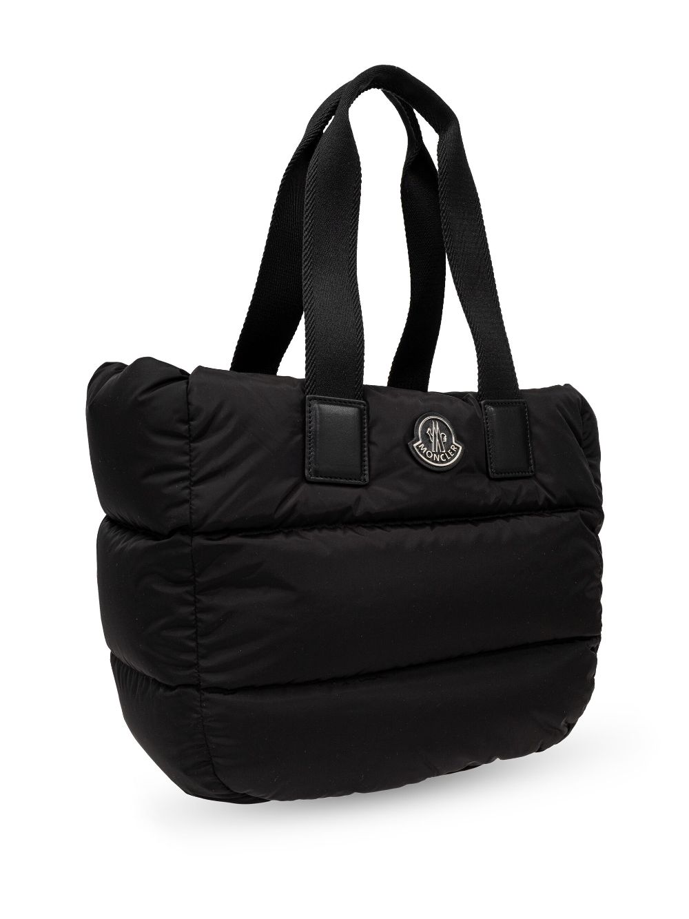 TOTE CARADOC NEGRO LOGO PLATEADO