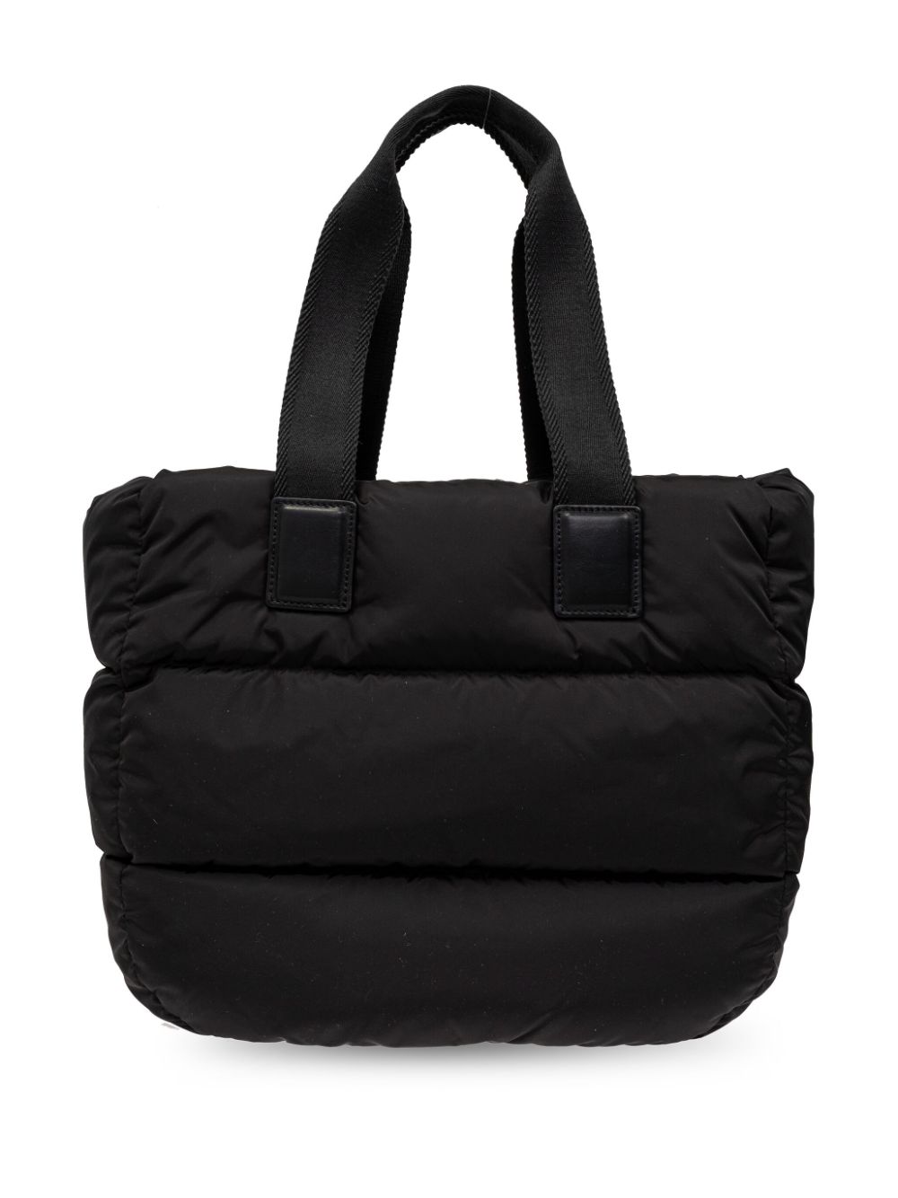 TOTE CARADOC NEGRO LOGO PLATEADO