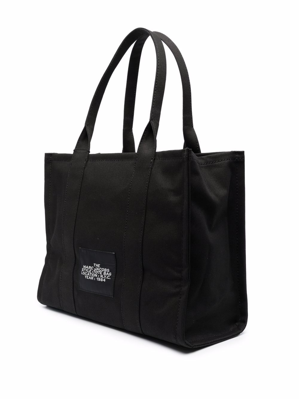 TOTE THE LARGE NEGRO LOGO BLANCO