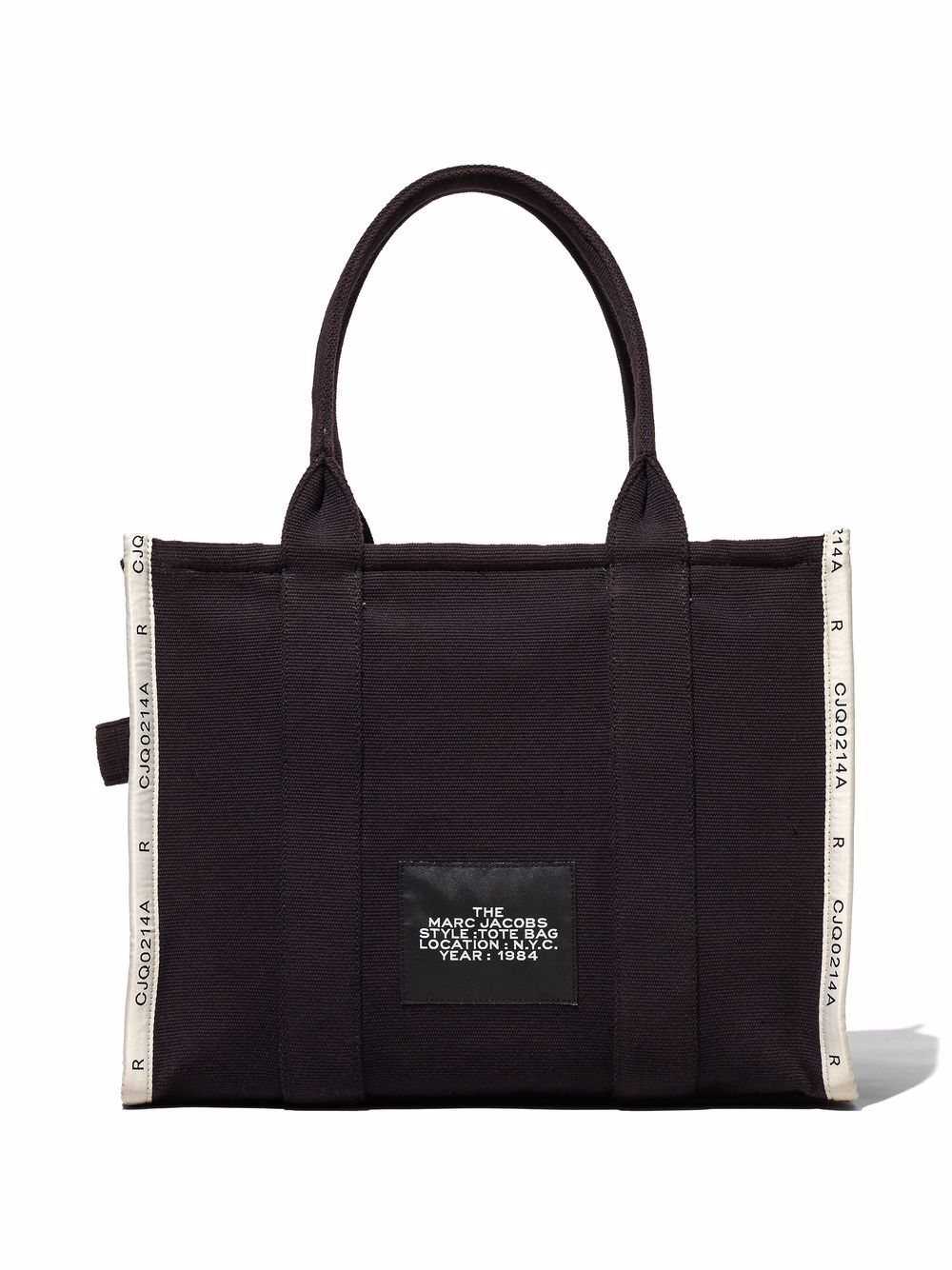 TOTE THE LARGE NEGRO LOGO VIVOS BLANCOS