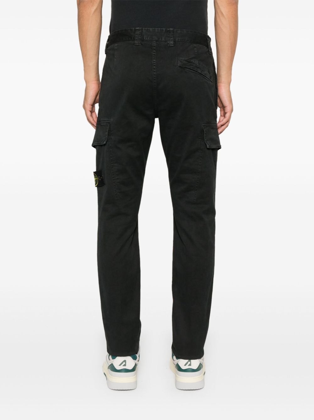 PANTALON CARGO NEGRO WASHED