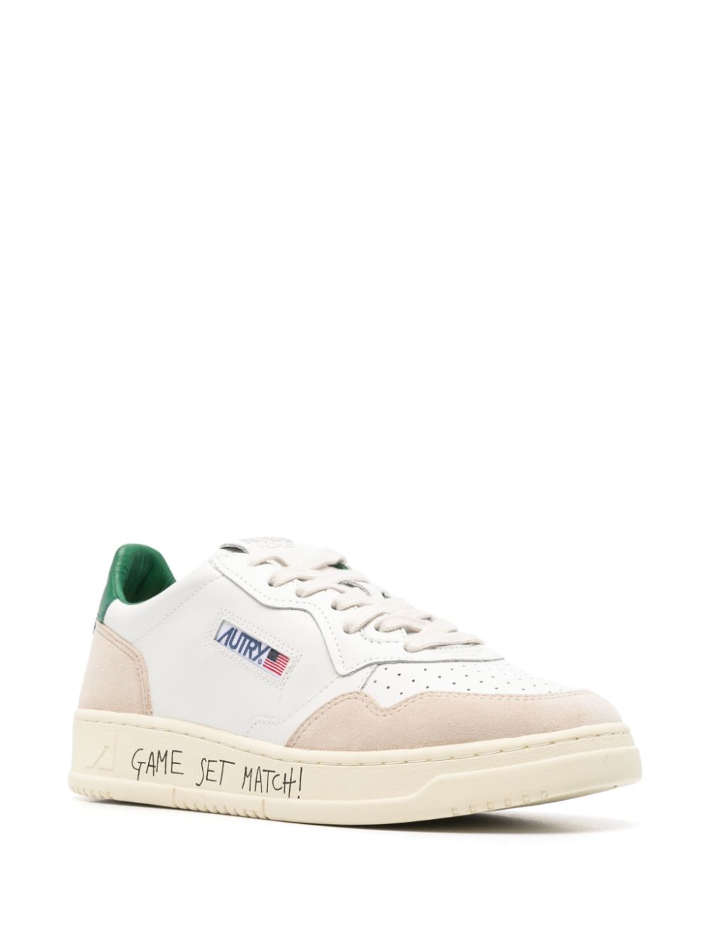 SNEAKER MEDALIST LOW BLANCO TALON VERDE