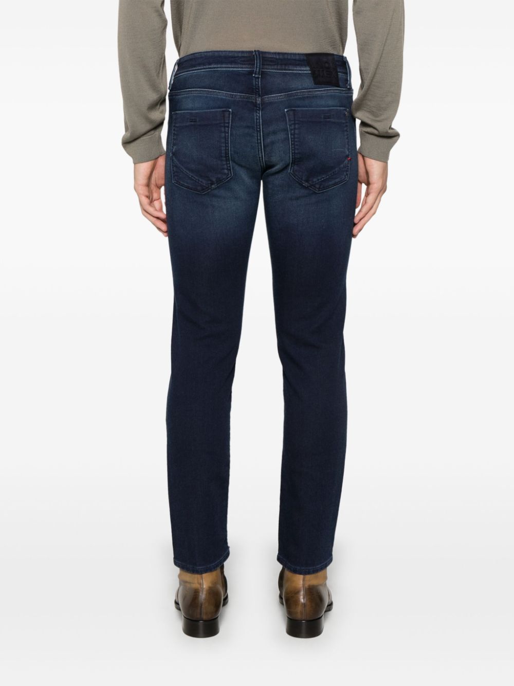 PANTALON JEAN DENIM OSCURO ETIQ MARINO