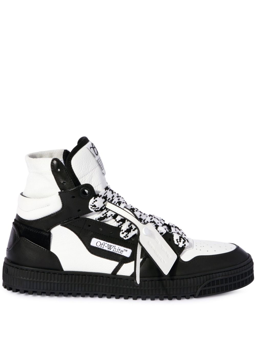 SNEAKER ABOTINADO OFF COURT NEGRO BLANCO