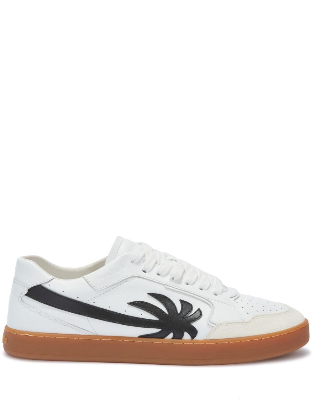 SNEAKER NEW PALM PLANA BLANCA LOGO NEGRO