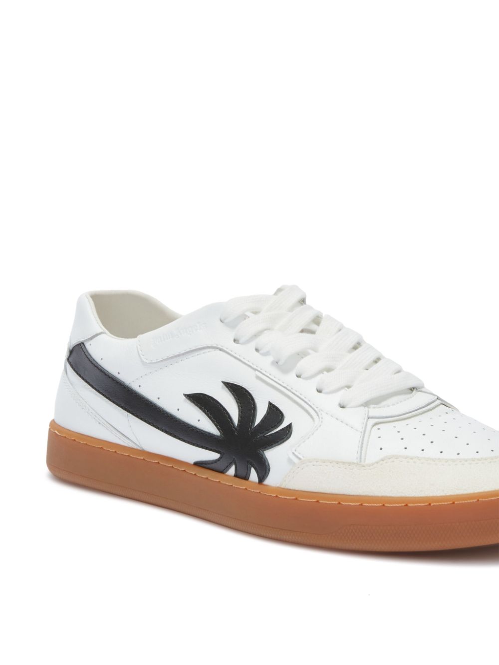 SNEAKER NEW PALM PLANA BLANCA LOGO NEGRO