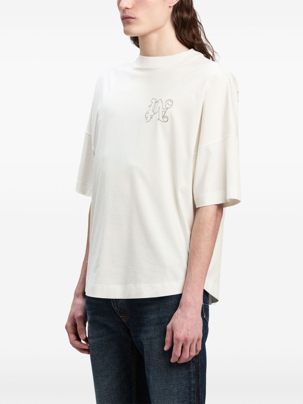 CAMISETA MC PA MONOGRAM OVER BLANCA LOGO