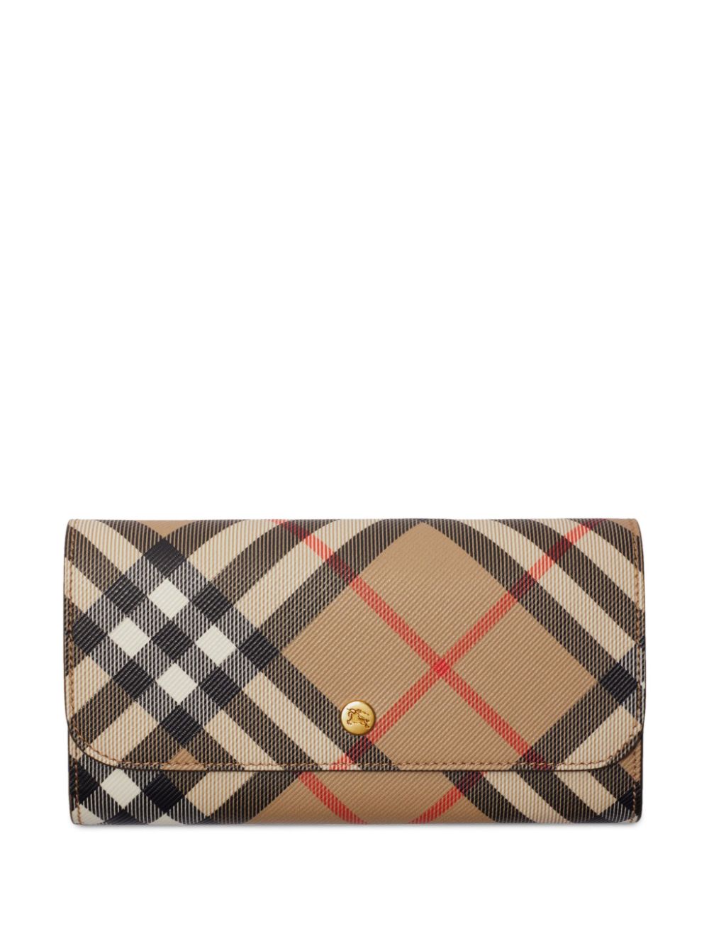 CARTERA CONTINENTAL HALTON BEIGE CUADROS