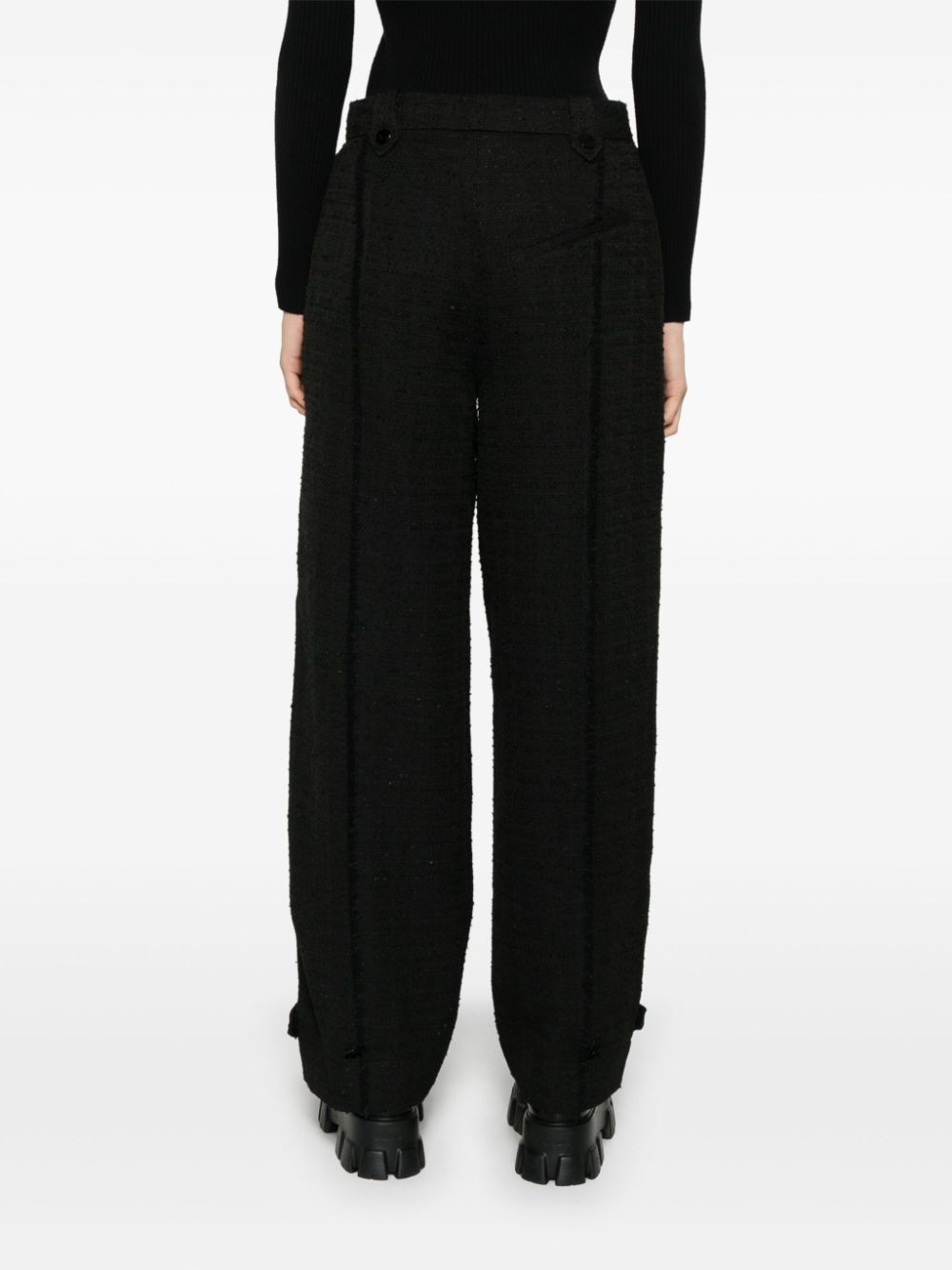 PANTALON BOUCLE NEGRO