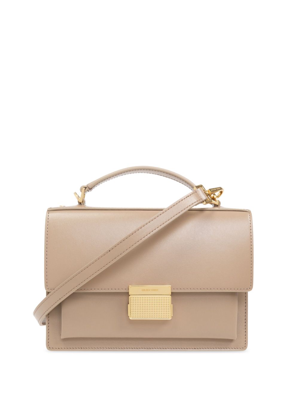 BOLSO VENEZIA BEIGE DETALLES DORADOS