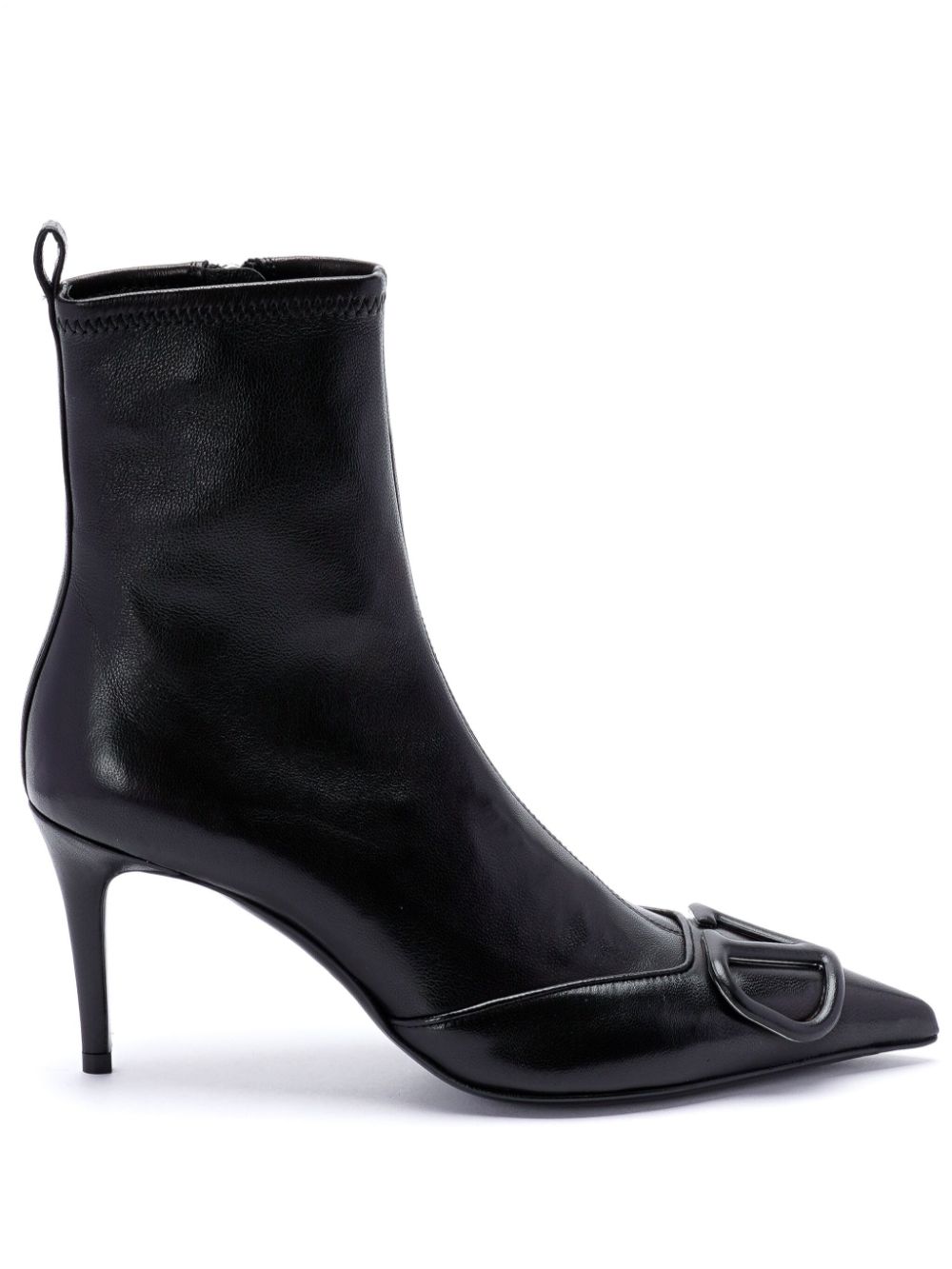 BOTIN NEGRO LOGO NEGRO ZIP