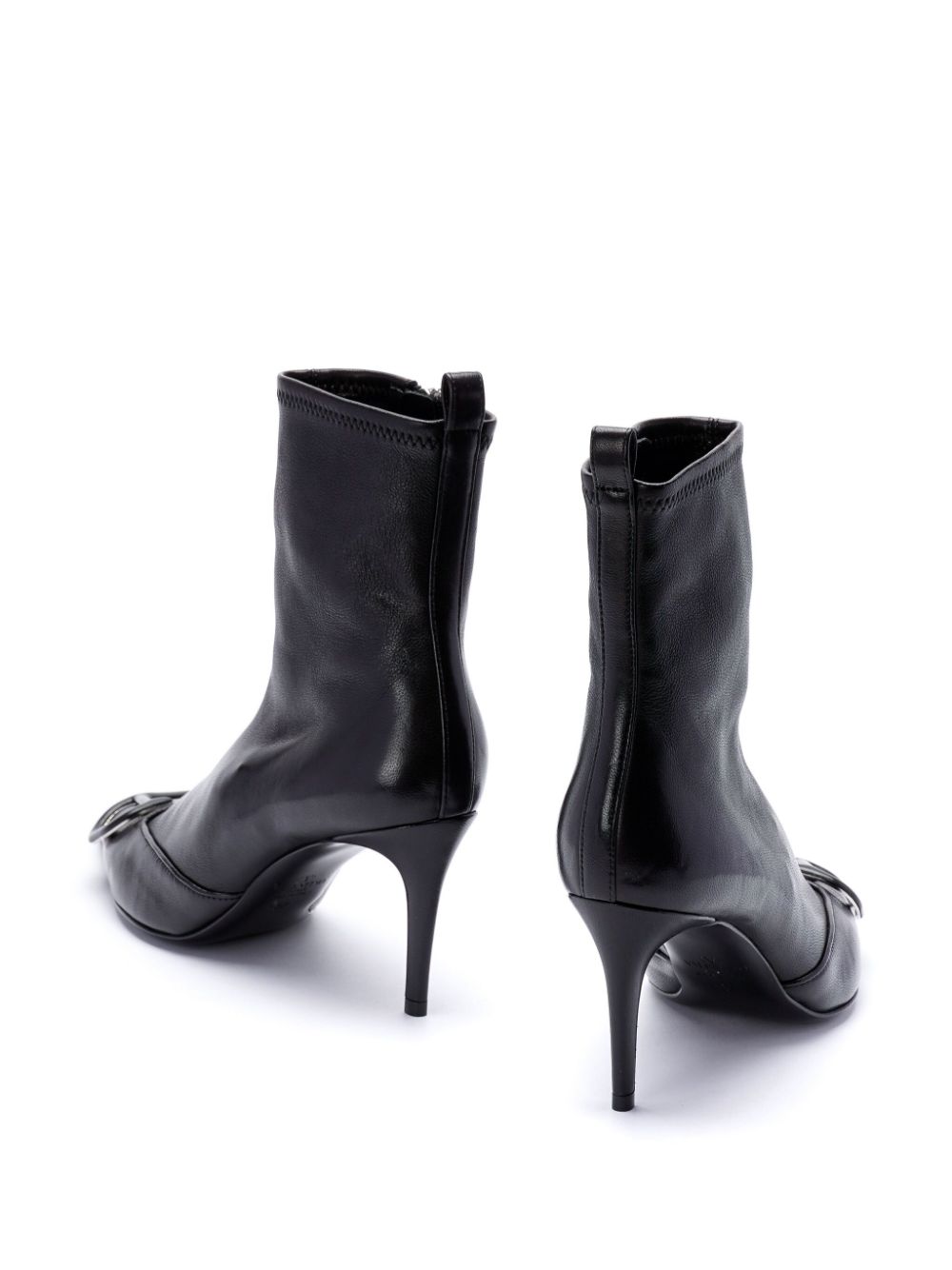 BOTIN NEGRO LOGO NEGRO ZIP