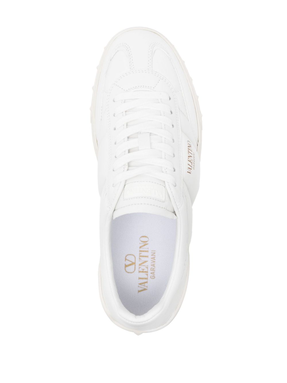 SNEAKER BLANCO ACOLCHADO LOGO DORADO