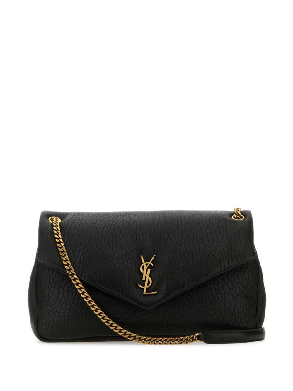 BOLSO CALYPSO L NEGRO LOGO DORADO