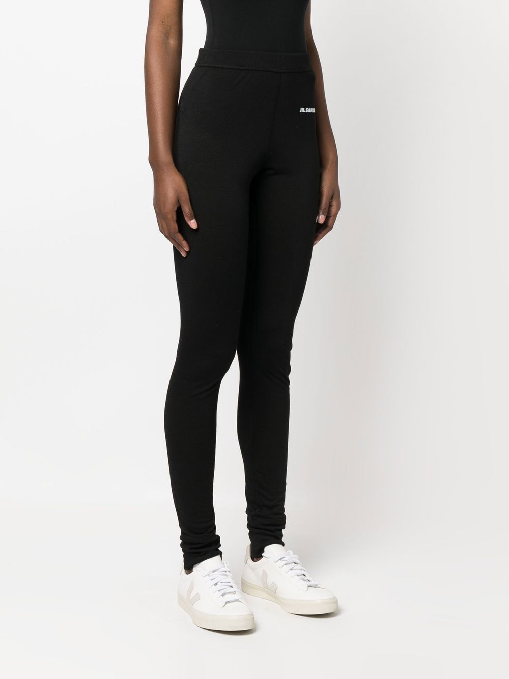 PANTALON LEGGING NEGRO LOGO BLANCO