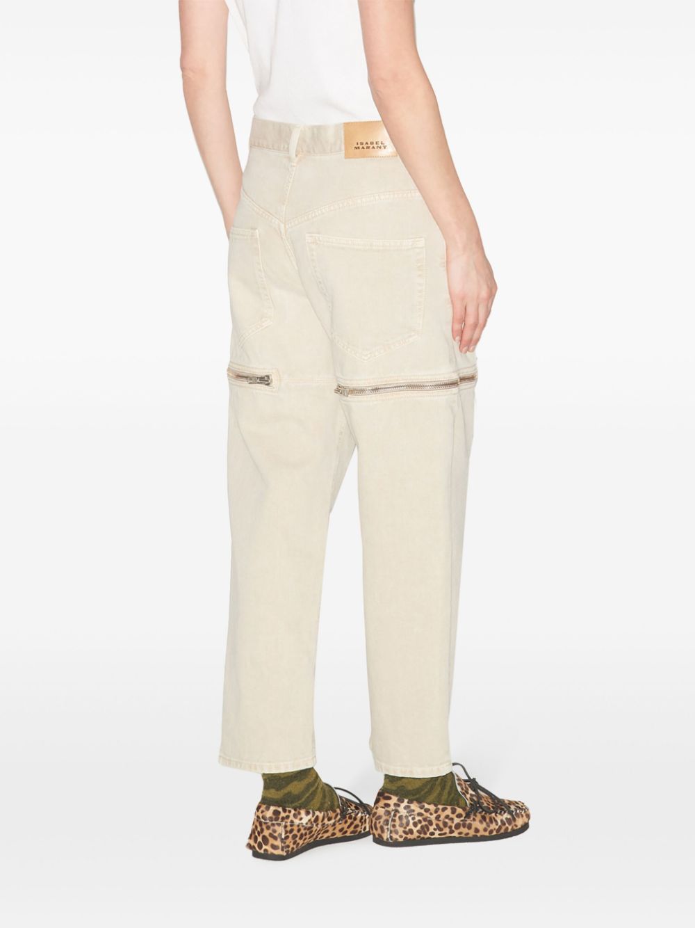 PANTALON 5B SALIA BEIGE ABERTURA ZIP