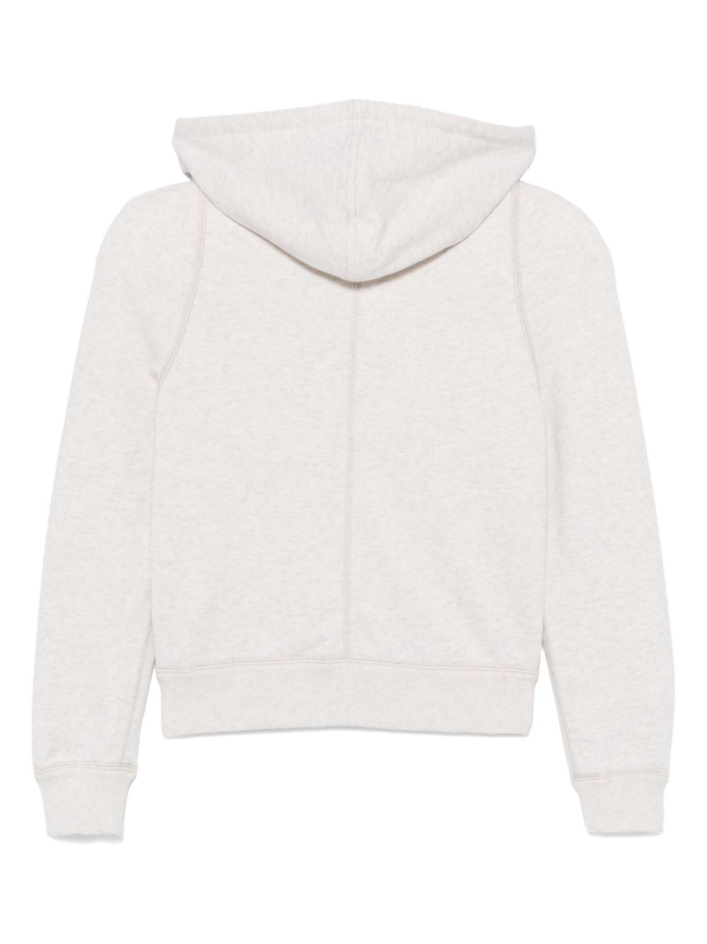 HOODIE PENNY BEIGE JASPEADO GRIS ZIP