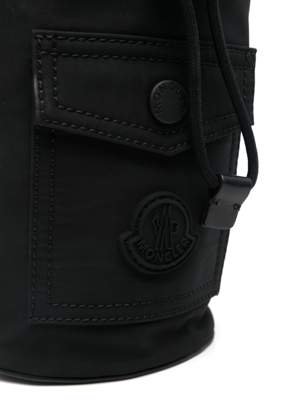 POUCH TRICK DRAWSTRING NEGRO LOGO NEGRO