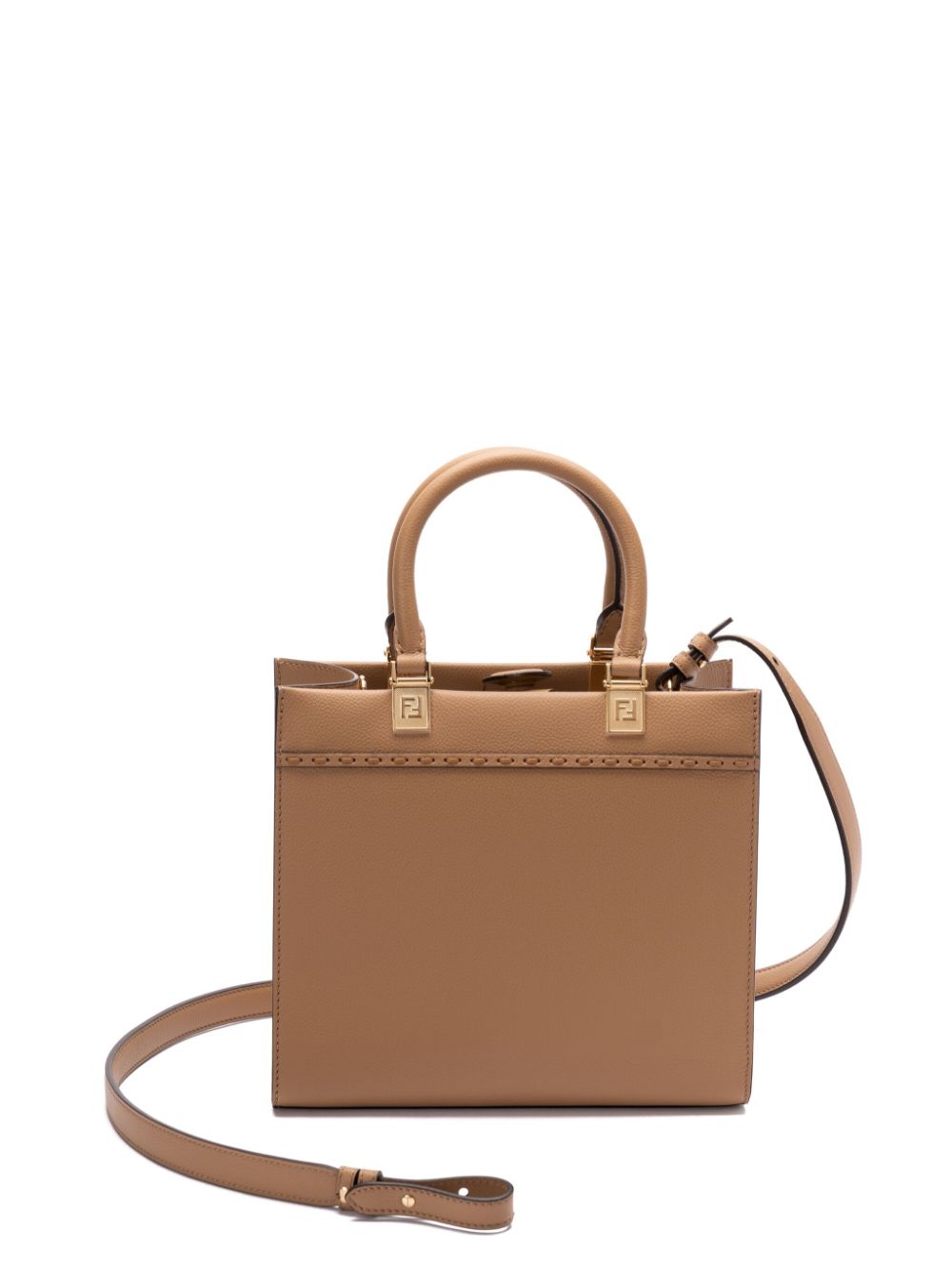 BOLSO SUNSHINE S CAMEL LOGO TRENZADO