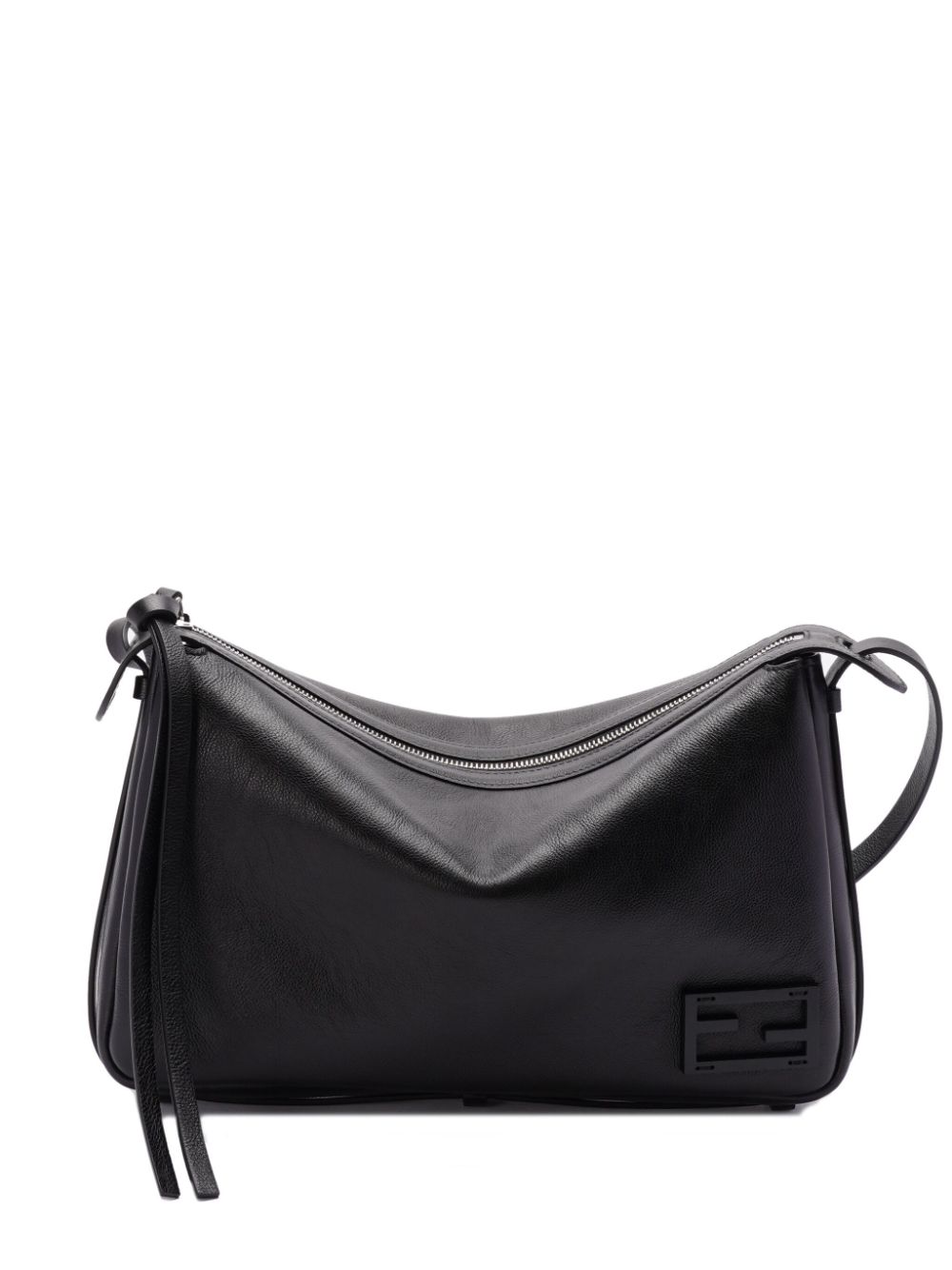 BOLSO SIMPLY FENDI M NEGRO LOGO RELIEVE