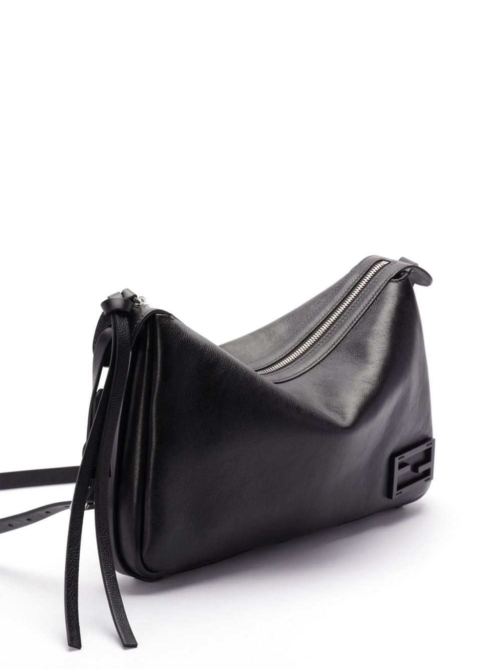 BOLSO SIMPLY FENDI M NEGRO LOGO RELIEVE